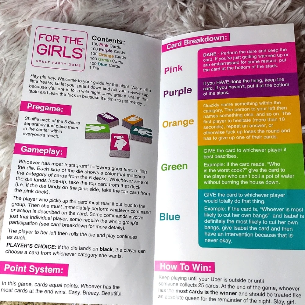 For The Girls Adult Party Game - Picture 6 of 11